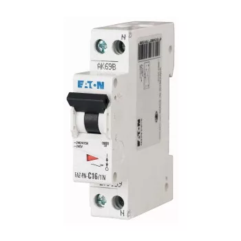   Eaton 279161 FAZ-PN-C25/1N Kismegszakító, 15kA 1-pól.+null 1TE