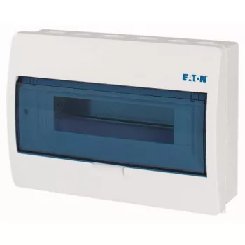   Eaton 280347 BC-O-1/12-ECO, műanyag kiselosztó 12 modul, 1 sor, átlátszó ajtóval IP40 falon kívüli