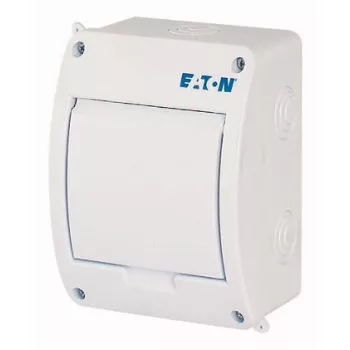  Eaton 281649 BC-O-1/5-TW-ECO, műanyag kiselosztó 5 modul, 1 sor, teli ajtóval IP40 falon kívüli
