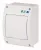 Eaton 281649 BC-O-1/5-TW-ECO, műanyag kiselosztó 5 modul, 1 sor, teli ajtóval IP40 falon kívüli