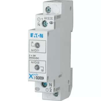   Eaton 284926 Z-DLD/2/24 jelzőlámpa kétlámpás piros + zöld, 12-24V AC/DC