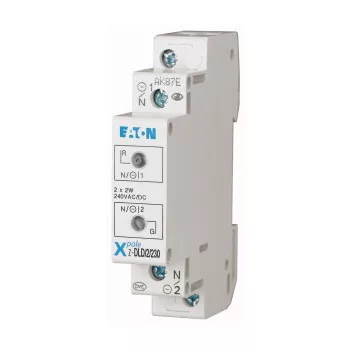   Eaton 284927 Z-UDL230 Átkapcsolható kétlámpás j. p/z, 2x 110-240V AC/DC