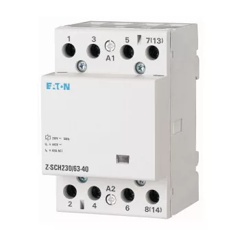   Eaton 285735 Z-SCH230/63-04 Installációs kontaktor, 4ny, 63A (AC1), 230V AC