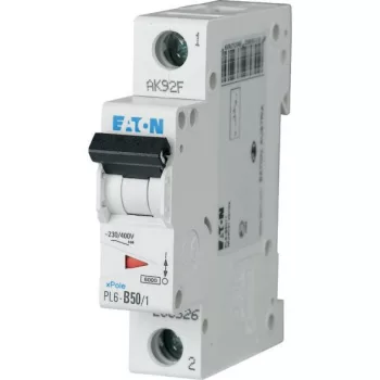 Eaton 286538 PL6-C50/1 Kismegszakító, 6kA 1 pólus