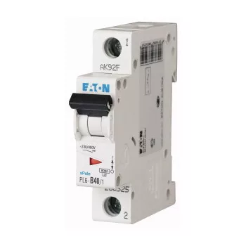 Eaton 286549 PL6-D40/1 Kismegszakító, 6kA 1 pólus