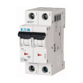 Eaton 286552 PL6-B6/2 Kismegszakító, 6kA 2 pólus