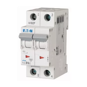 Eaton 286555 PL6-B16/2 Kismegszakító, 6kA 2 pólus