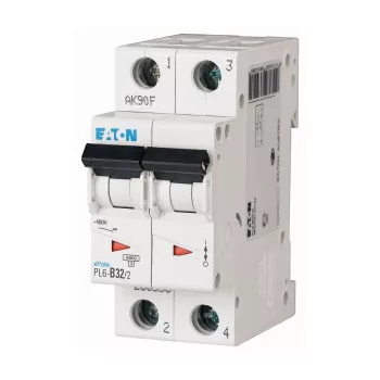Eaton 286582 PL6-D32/2 Kismegszakító, 6kA 2 pólus
