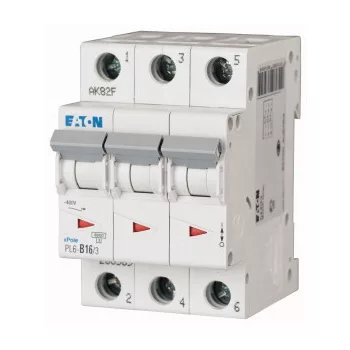 Eaton 286589 PL6-B16/3 Kismegszakító, 6kA 3 pólus
