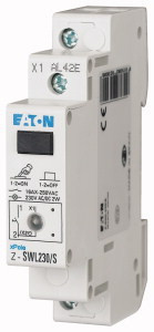 Eaton 292300 Z-SWL230/S világító vezérlőkapcs., 1z, 16A, LED: 230VAC/DC