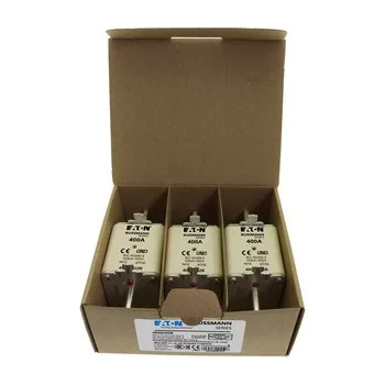   Eaton 400NHG2B NH FUSE 400A 500V GG/GL SIZE 2 NH-betét 400A, DIN 2 méret, 500V AC, gG/gL
