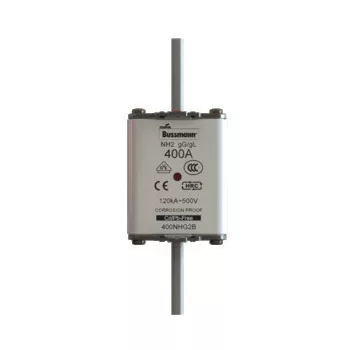   Eaton 425NHG2B NH FUSE 425A 500V GG/GL SIZE 2 NH-betét 425A, DIN 2 méret, 500V AC, gG/gL
