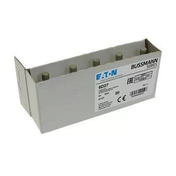   Eaton 6D27 FUSE-D2 6A T GL/GG 500VAC E27 Diazed betét D27, 500V AC (DII, E27-hez)