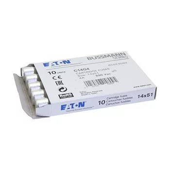   Eaton C14G4 CYLINDRICAL FUSE 14 x 51 4A GG 690V AC Hengeres betét 14x51mm, 690V AC, gG