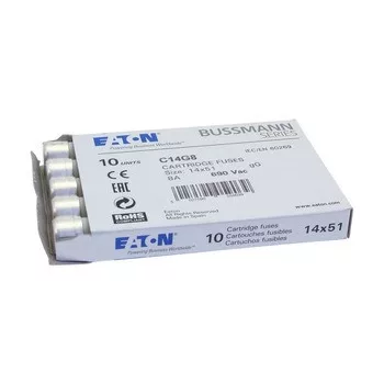   Eaton C14G8 CYLINDRICAL FUSE 14 x 51 8A gG 690V AC Hengeres betét 14x51mm, 690V AC, gG
