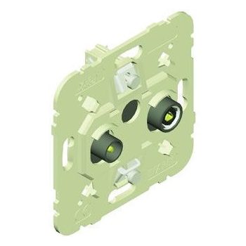   Efapel 21554 R-TV csatlakozóaljzat betét, vegzáró, felfűzött rendszerekhez, 4 - 82 MHz: < 5 dB, 84 - 108 MHz: < 6 dB, 112 - 1000 MHz: < 5 dB