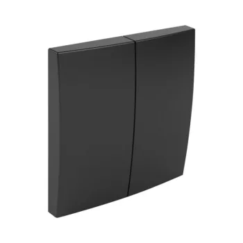   Efapel Logus90 90611 TPM 2-es billentyű fekete (Efapel 90611 T PM)