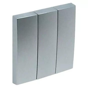   Efapel Logus90 90661 TAL 3-as billentyű alumínium (Efapel 90661 T AL)