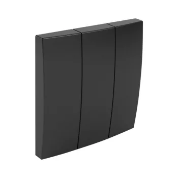   Efapel Logus90 90661 TPM 3-as billentyű fekete (Efapel 90661 T PM)