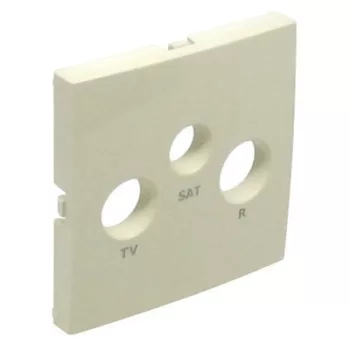   Efapel Logus90 90775 TMF fedlap R-TV-SAT aljzatokhoz elefántcsont (Efapel 90775 T MF)