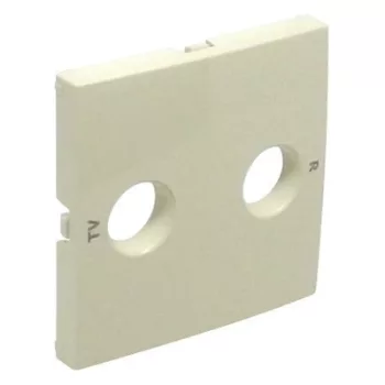   Efapel Logus90 90776 TMF fedlap R-TV aljzatokhoz elefántcsont (Efapel 90776 T MF)