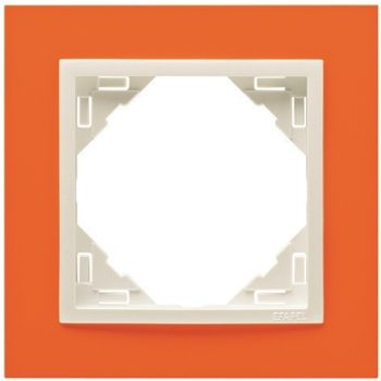   Efapel Logus90 90910 TJG 1-es keret narancs / jég ANIMATO (Efapel 90910 T JG)