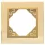 Efapel Logus90 90910 TOU 1-es keret arany / arany METALLO (Efapel 90910 T OU)