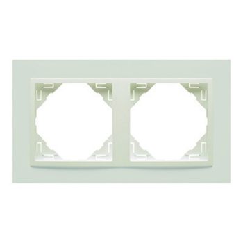   Efapel Logus90 90920 TEE 2-es keret jég/jég, függőleges és vízszintes elhelyezéssel, ANIMATO (Efapel 90920 T EE)