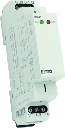 ELKO EP MR-41/230V Impulzusrelé 1x 16 A/AC1 váltóérintkezővel, 230 VAC tápfeszültség (1588)