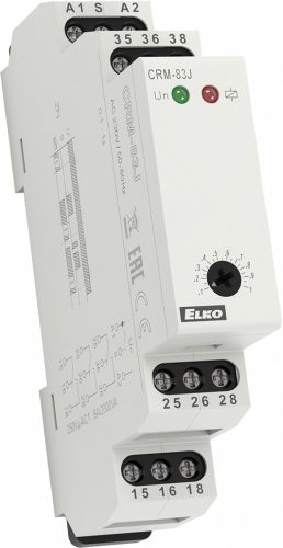 Elko EP CRM-83J/UNI - ZR - 6min - 60min - Időrelé Egyfunkciós időrelé (meghúzás-késleltető funkcióval), 6 - 60min, 3x váltóérintkezővel, AC/DC 12 - 240 V (AC 50 - 60 Hz) (1978)