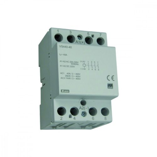 ELKO EP VS440-40/230V moduláris kontaktor 40A, 4 záró érintkező, 230V AC/DC (209970700017)
