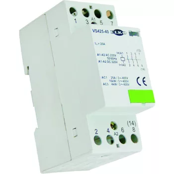   ELKO EP VS425-40/24V moduláris kontaktor 25A, 4 záró érintkező, 24V AC/DC (209970700033)