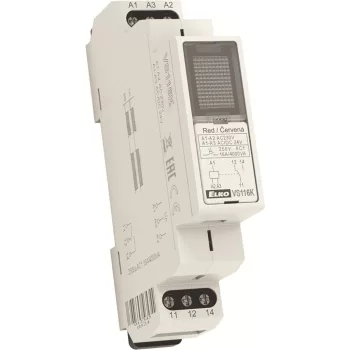   Elko EP VS116K - kék - Segédrelé, 1x CO, 16 A, 230 VAC, AC/DC 24 V ( 2260 )