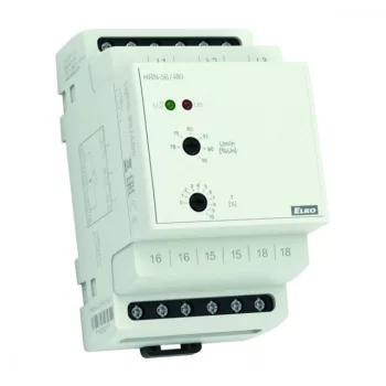   Elko EP HRN-56/575V Feszültségfigyelő relé 3-fázisú hálózatok fázis kiesésének és fázissorrendjének felügyeletére. 575 V-os verzió (3019)