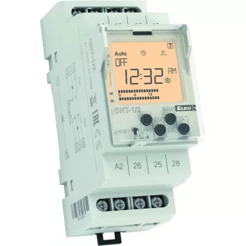   Elko EP SHT-1/2/UNI Digitális 2-csatornás kapcsolóóra napi/heti programozhatósággal, 2x 16 A/AC1 relé kimenet, AC/DC 12 - 240 V (3041)
