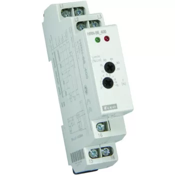   Elko EP HRN-56/120V Feszültségfigyelő relé 3-fázisú hálózatok fázis kiesésének és fázissorrendjének felügyeletére. 120 V-os verzió (3074)