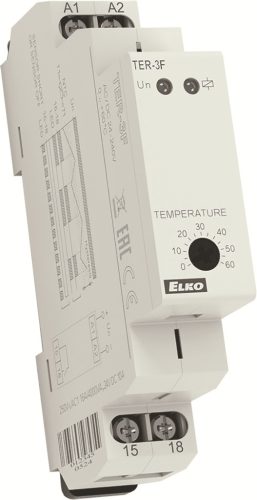 Elko EP TER-3F - Termosztát, 0.. +60 C, fix hiszterézis ( 3844 )