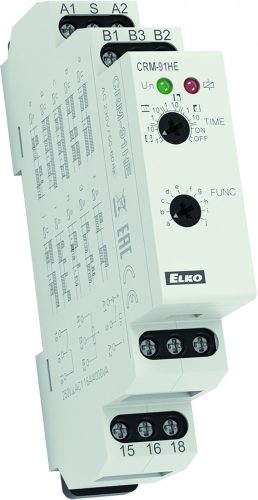 Elko EP CRM-91HE/UNI + potenciométer - Multifunkciós időrelé (4205)