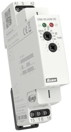 Elko EP CRM-181J/UNI OD - Egyfunkciós időrelé, elengedés-késleltetés újraindítással ( 8041 )