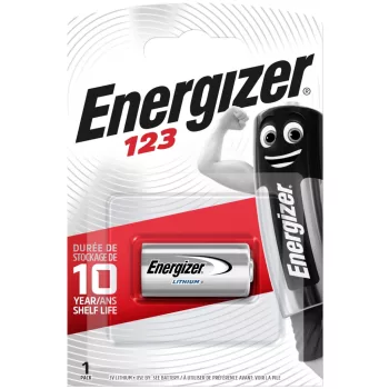   Energizer EFCR123A CR123A lítium fotóelem – nagy teljesítményű, hosszú élettartamú 3V kameraakku ( EFCR123A )