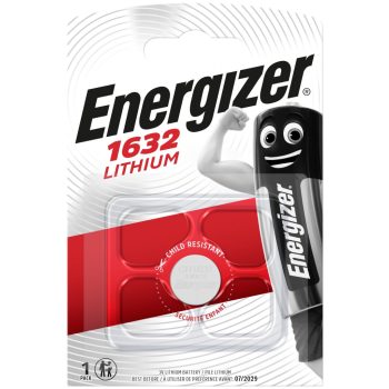   Energizer EGCR1632 CR1632 lítium gombelem – nagy teljesítményű, hosszú élettartamú 3V elem okoseszközökhöz, autókulcsokhoz és órákhoz ( EGCR1632 )