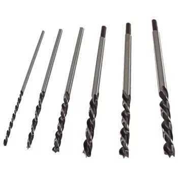  EXTOL CRAFT 1156 fafúró klt., műanyag tartóban; 6db, 300mm×6-8-10-12-13-14mm ( 1156 )