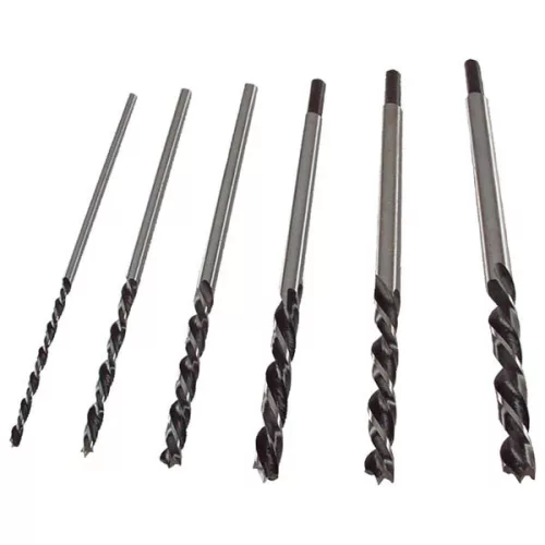 EXTOL CRAFT 1156 fafúró klt., műanyag tartóban; 6db, 300mm×6-8-10-12-13-14mm ( 1156 )