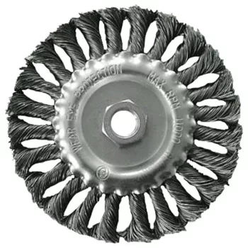   EXTOL CRAFT 17025 drótcsiszoló körkefe  sodort, M14×2 sarokcsiszolóra; 115mm, 11000 ford/perc ( 17025 )