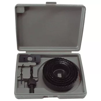   EXTOL CRAFT 1807 körkivágó klt. fához (műanyag dobozban) ; 8db, mélység: 25mm, 65-130mm ( 1807 )