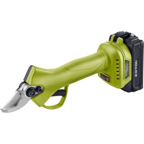 EXTOL CRAFT 402456 akkus metszőolló, Power Share, 20V, kefementes motor, 1db 2000 mAh Li-ion akku + 1 db töltő ( 402456 )