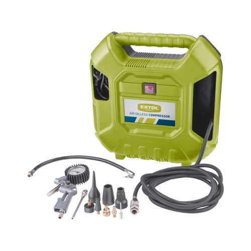 EXTOL CRAFT 418102 olajmentes légkompresszor, 1100W, 8 bar, beszívott levegő: 180l/min ( 418102 )