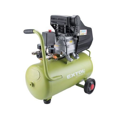 EXTOL CRAFT 418201 olajos légkompresszor, 1100W, 24l tartály, 8 bar, beszívott levegő: 154l/min ( 418201 )