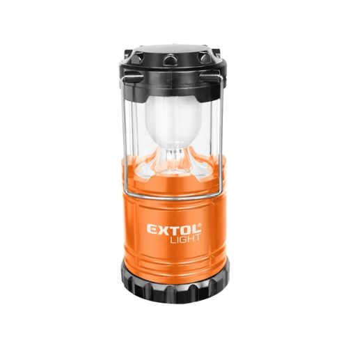 EXTOL LIGHT 43115 LED teleszkópos lámpa,  50 Lumen, 8 × LED,  ABS műanyag, elem nélkül ( 43115 )