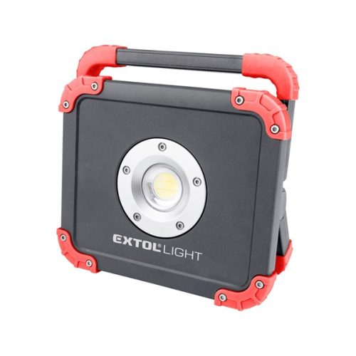 EXTOL LIGHT 43134 hordozható LED lámpa, 20 W, COB LED; 2000 Lm, újratölthető Li-ion akkus, 6600 mAh, IP54 ( 43134 )